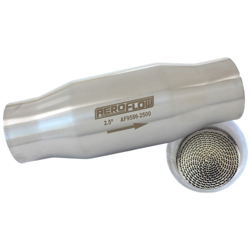 Aeroflow 2-1/2" Metallic Catalytic Converter