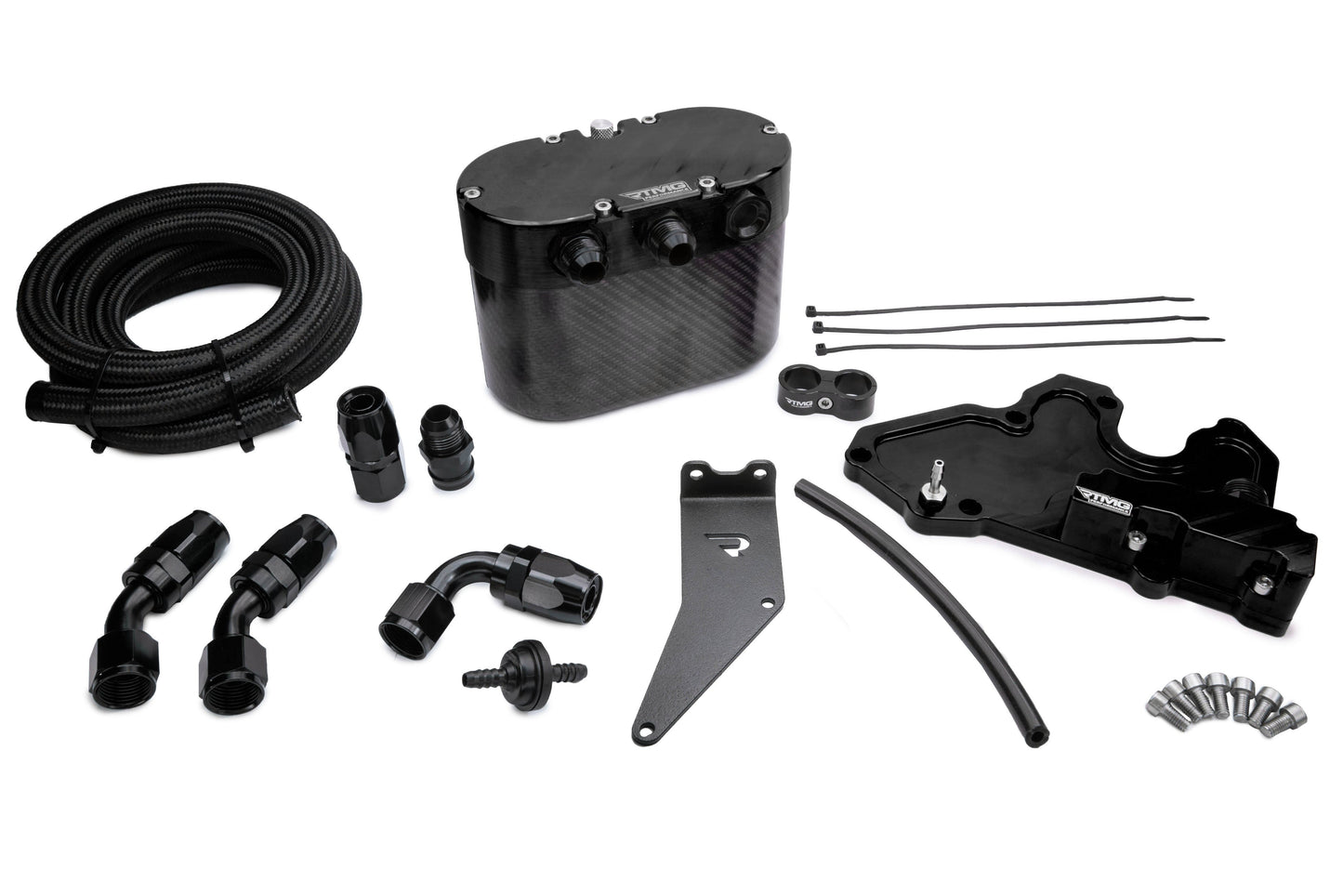 2.0 TSI EA888.4 - Carbon Oil Catch Can Kit - Golf R MK8 / CUPRA