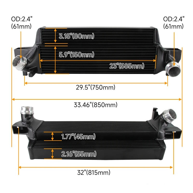 Front Mount Intercooler Mini Cooper F54 F55 F56 B37 F60 B46/B48/B47