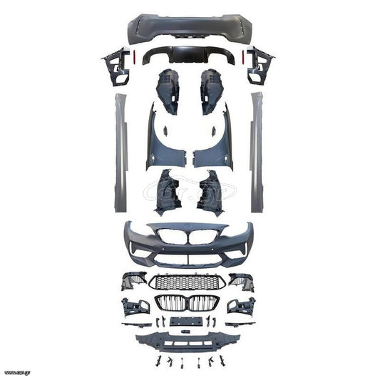 Body Kit Για Bmw 2 F22 Coupe F23 Cabrio (2014-2017) Upgrade Wide Bodyy M2 Competition Design