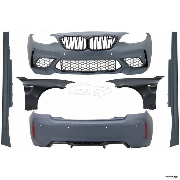 Body Kit Για Bmw 2 F22 Coupe F23 Cabrio (2014-2017) Upgrade Wide Bodyy M2 Competition Design
