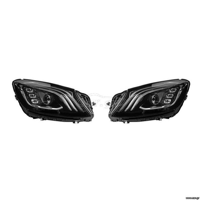 1 / 8 Body Kit Για Mercedes-Benz S-Class W222 13-17 Facelift 17-20 Amg 63 Look
