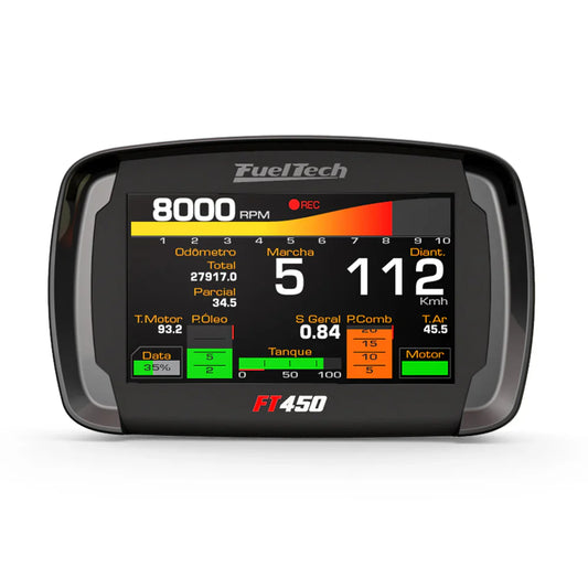 FuelTech FT450 ECU με οθόνη αφής και ενδείξεις EFI