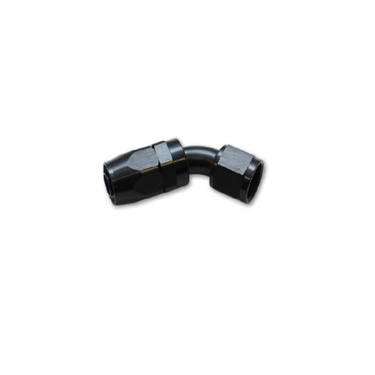 AN-4 45 Degree Aluminum Swivel Hose End Fitting Black Only For Brething or Vacuum Applications