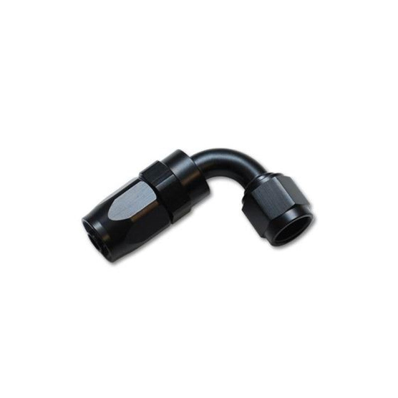 AN-8 90 Degree Aluminum Swivel Hose End Fitting Black Only For Brething Applications