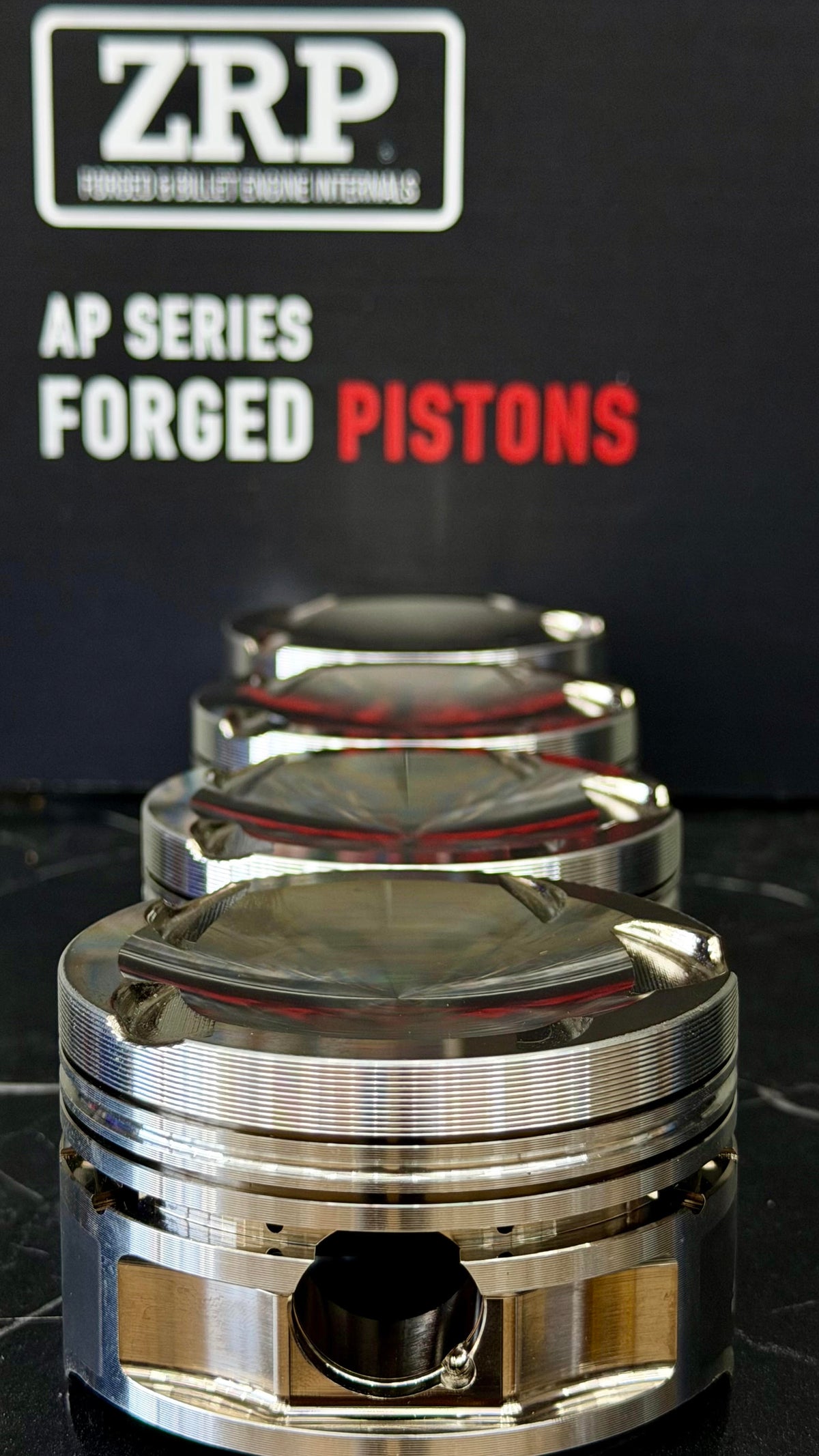 Mitsubishi EVO 4-9 4G63 (88x150) 9.0:1 85.50mm ZRP 1400HD Forged Pistons by Wiseco