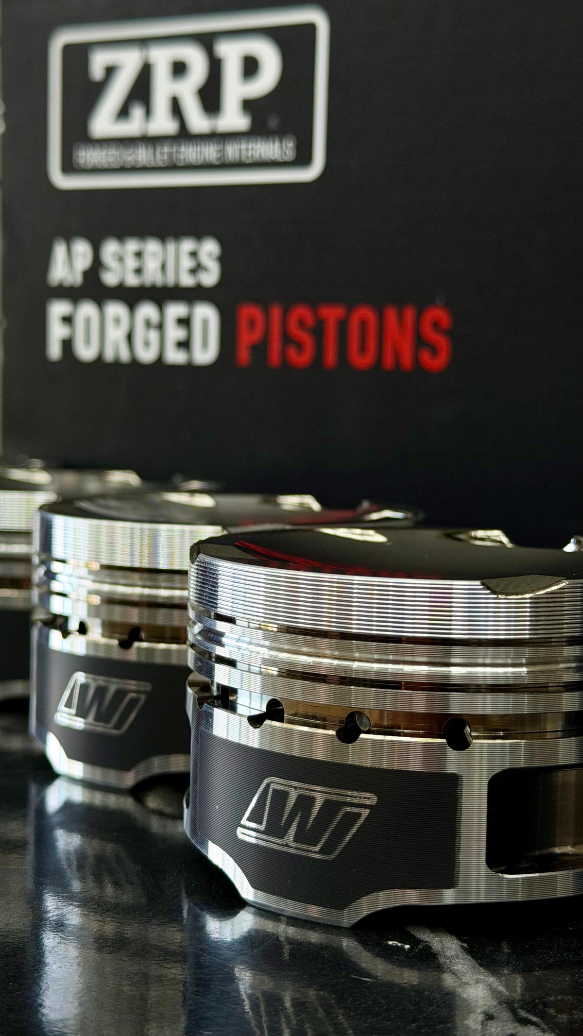 VW 1.8L Turbo 20v (Crank. 92.80 / 21mm Pin) ZRP 1400HD Forged Pistons by Wiseco